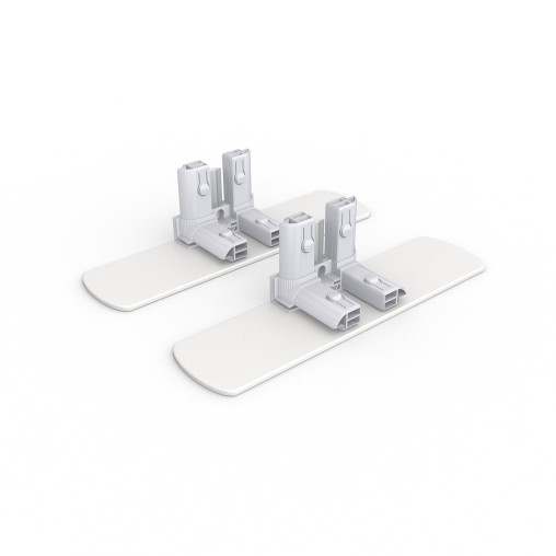 Stand feet with corner connectors, set of 2, for exhibition wall Lightbox Flex