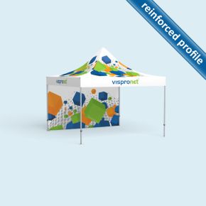 Pop-up Tent Premium, 1 wall with print, 3 x 3 m