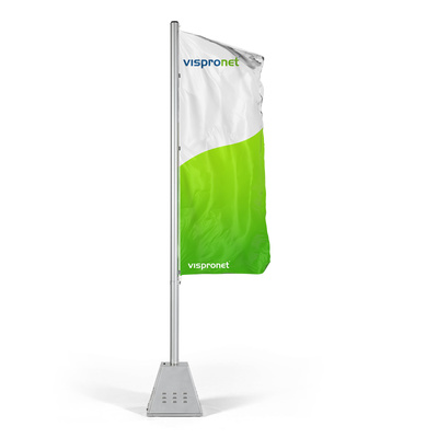 Wind pole with flag