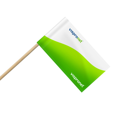 Small printed flag