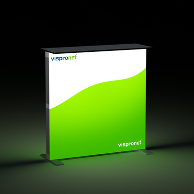 Trade Show Counter Lightbox fold, folding system