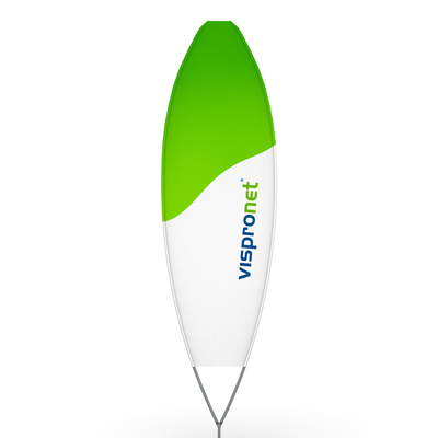 Beach Flag & Bowflag® Surfer with print